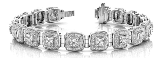Multi-Diamond Fashion Bracelet
