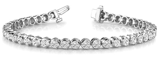 34 Diamond Line Illusion Bracelet