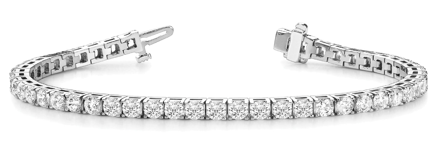 65-Diamond Line Prong Set Bracelet