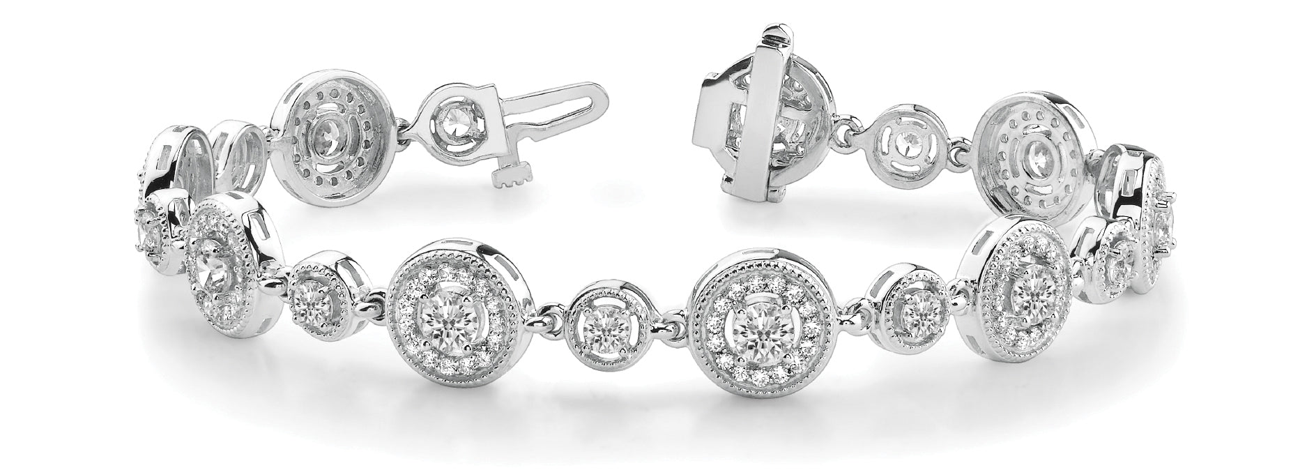 Vintage Diamond Multi-Stone Bracelet