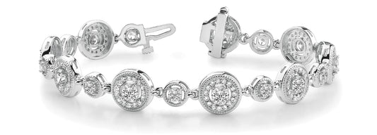 Vintage Diamond Multi-Stone Bracelet