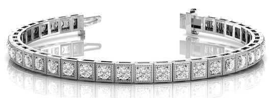Vintage Diamond Multi-Stone Bracelet