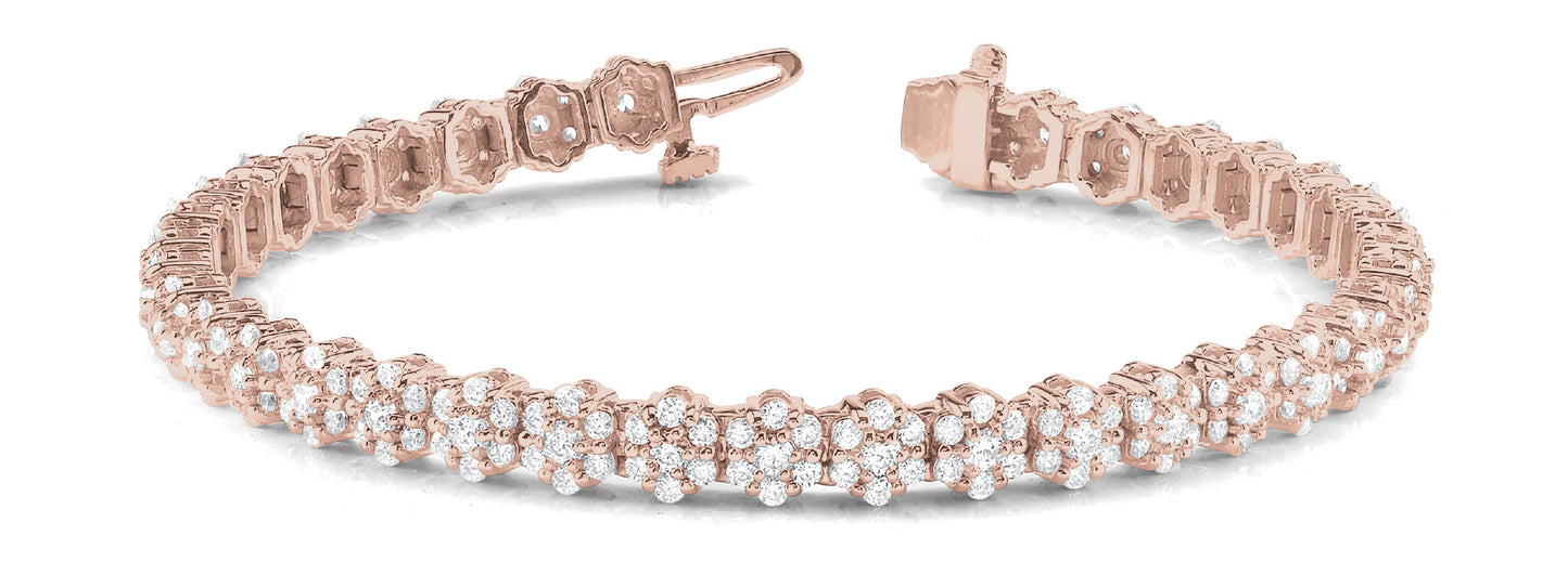 Rose Gold Diamond Fashion Bracelet | 18K Luxury