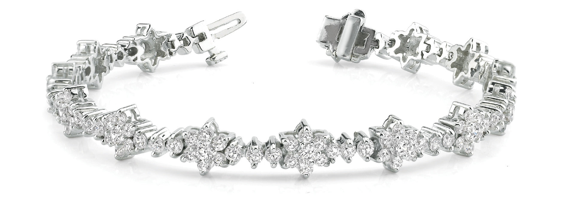 Multi-Diamond Round Brilliant Bracelet