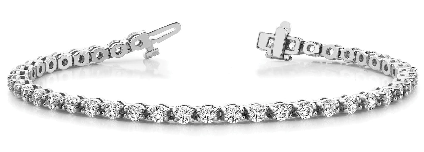 50 Diamond Line Bar Bracelet