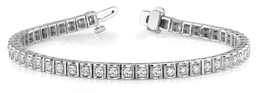 51-Stone Diamond Line Bracelet