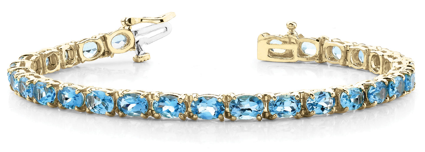18K Yellow Gold 34-Diamond Fashion Bracelet