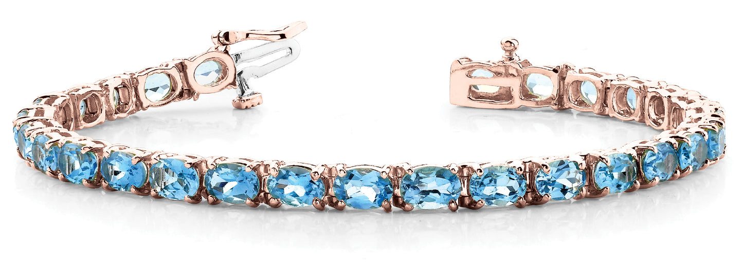 18K Rose Gold Diamond Fashion Bracelet