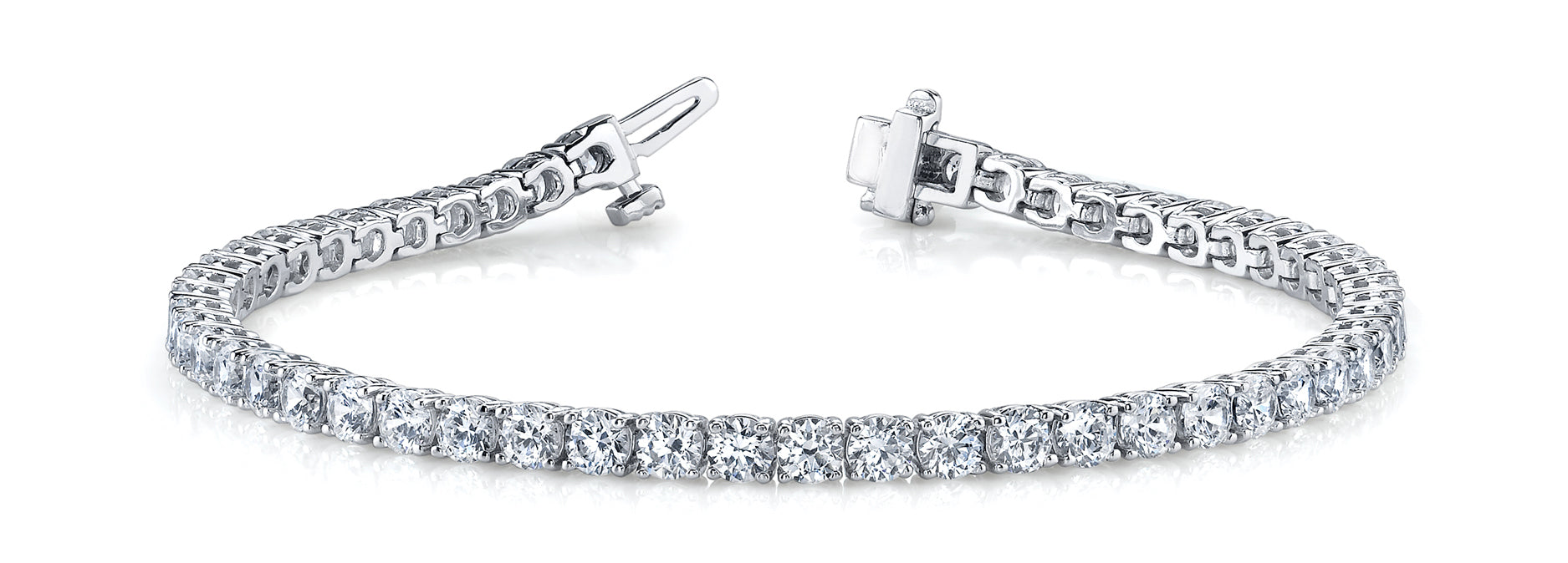 47-Stone Diamond Line Bracelet