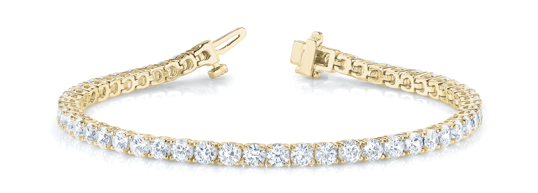18K Yellow Gold Diamond Fashion Bracelet