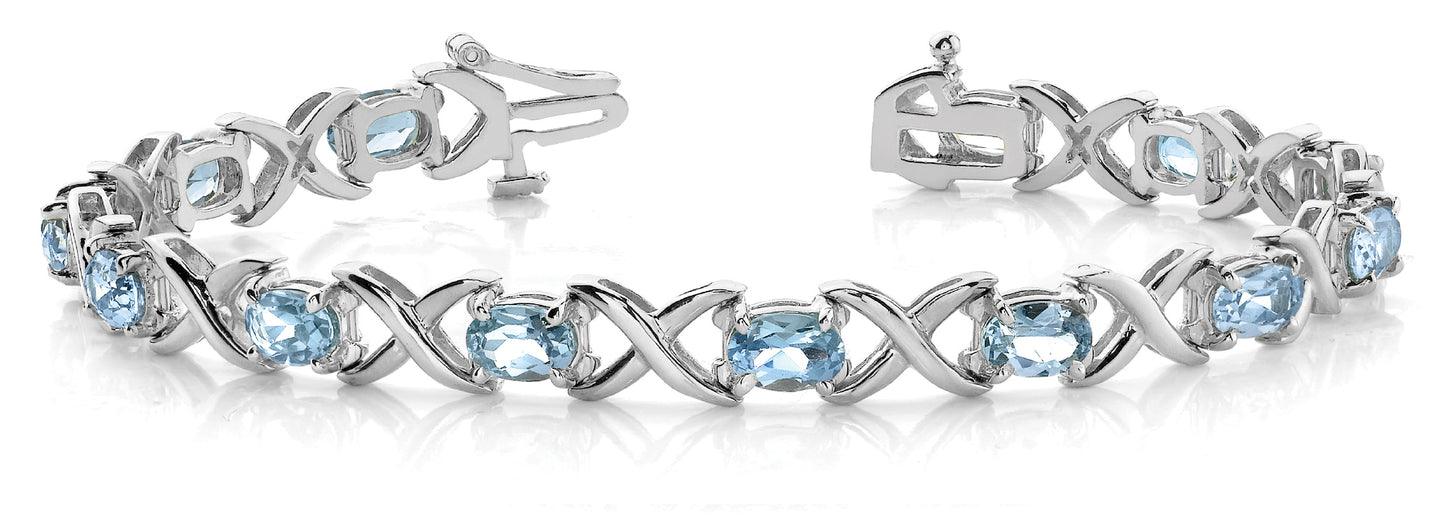 Diamond Oval Bracelet