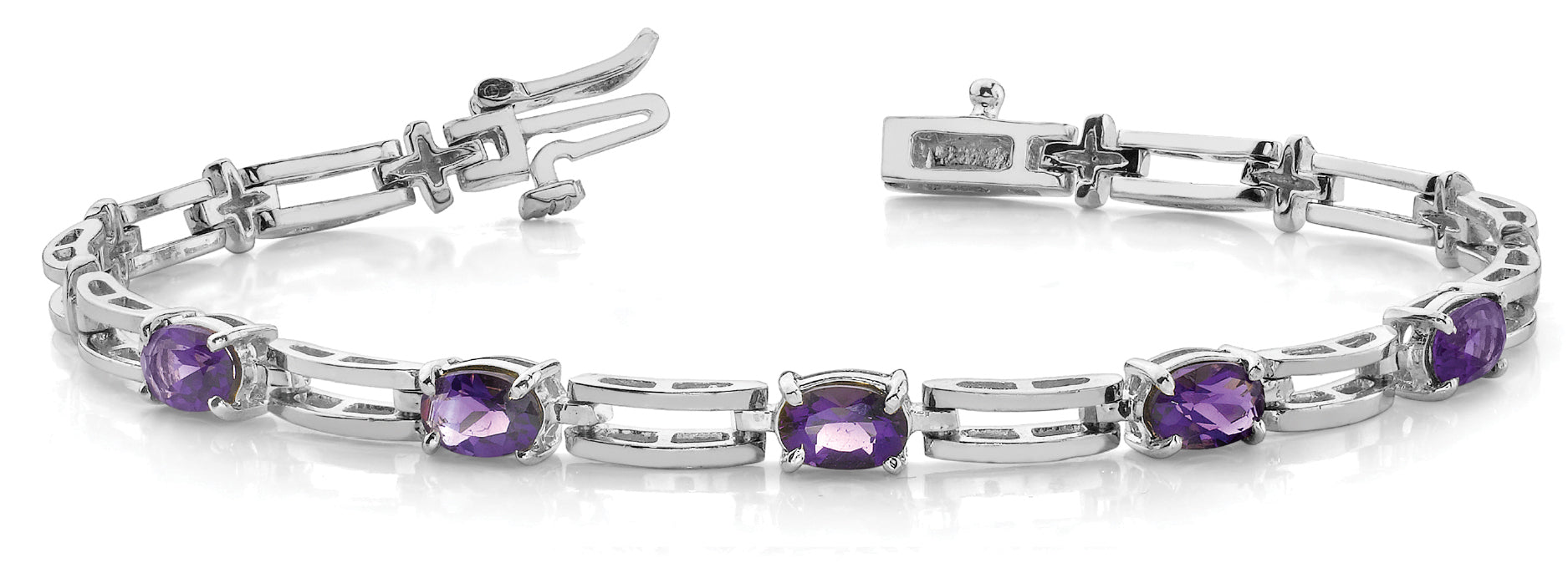 Diamond Oval Stone Bracelet