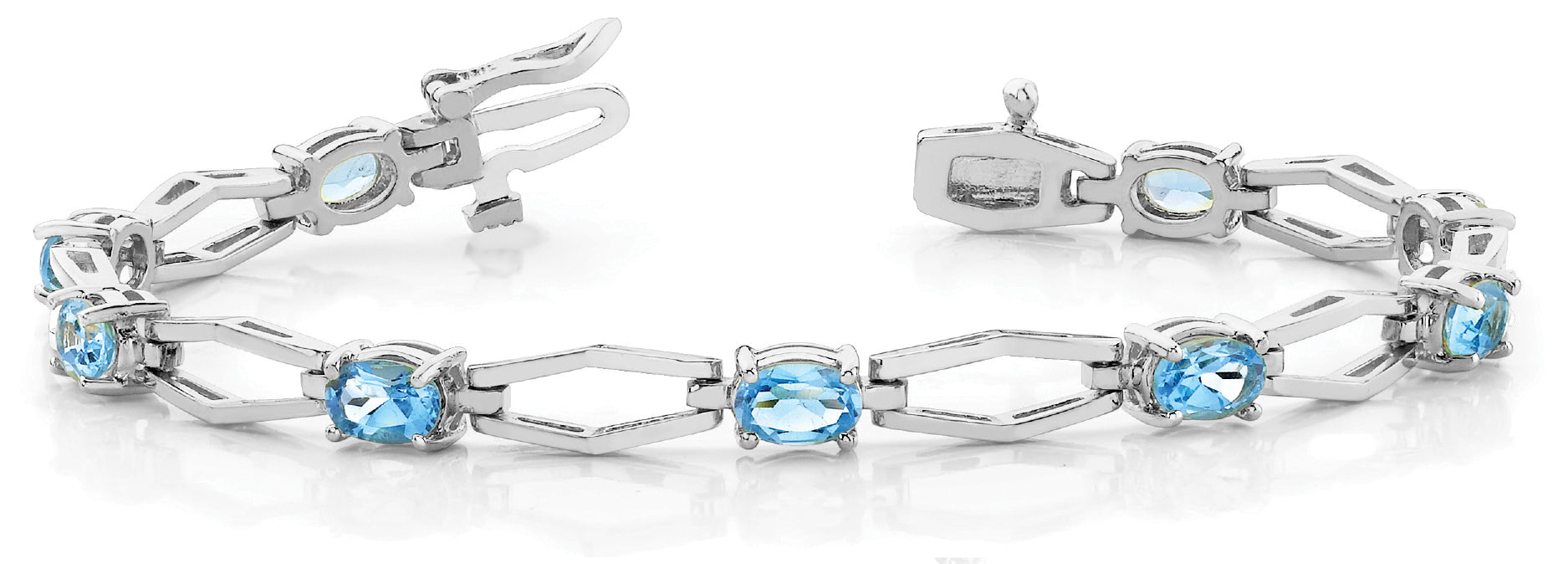 Oval Diamond 3-Stone Bracelet