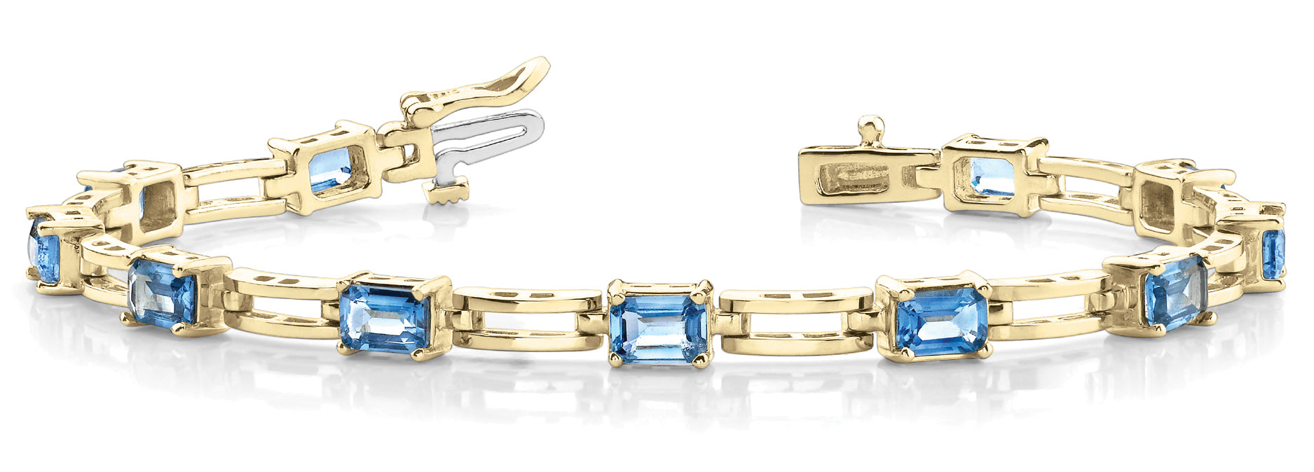 18K Yellow Gold Diamond Fashion Bracelet