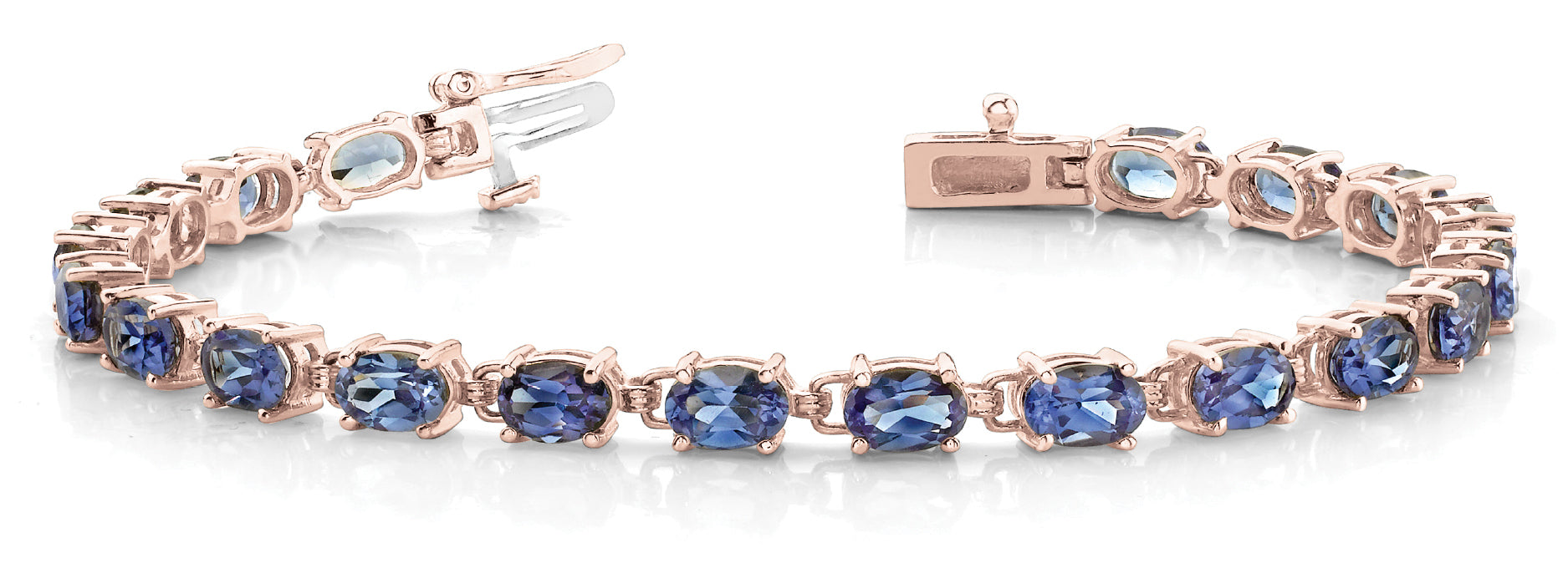 Rose Gold 22-Diamond Fashion Bracelet