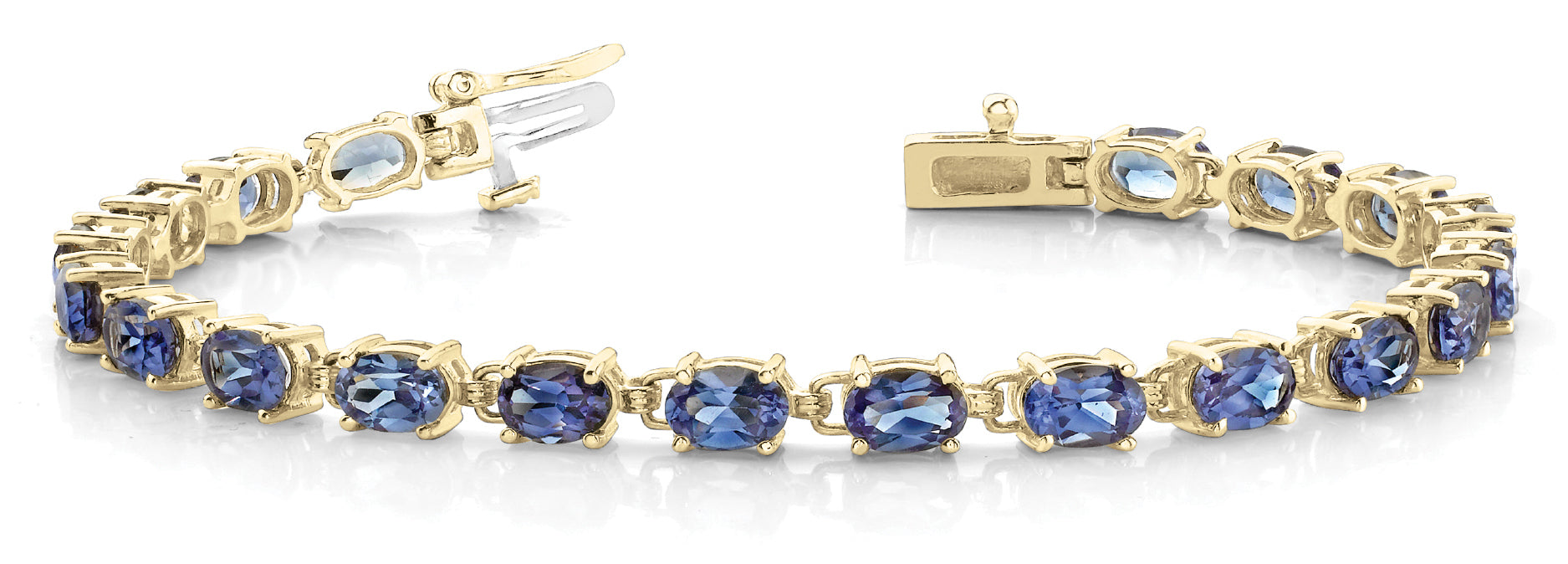 18K Yellow Gold 20-Diamond Fashion Bracelet