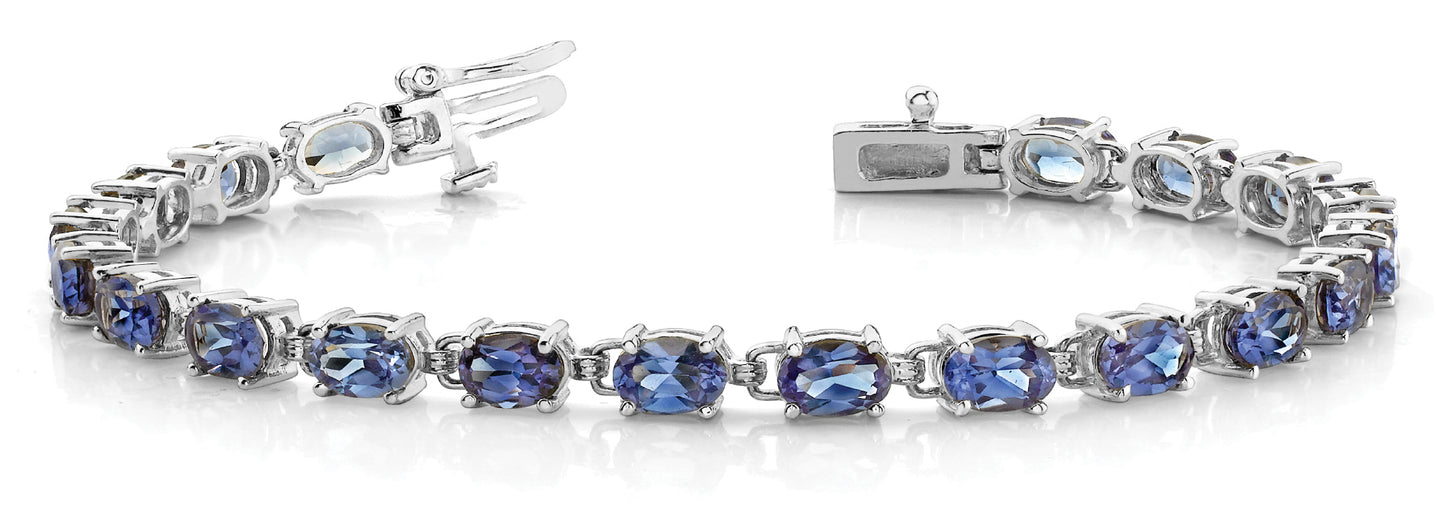 Oval Diamond Multi-Stone Bracelet