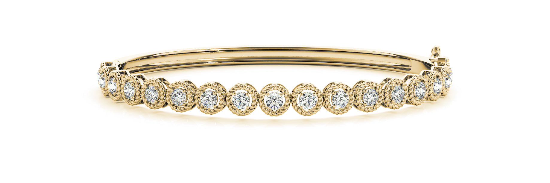18K Yellow Gold 1.92 CT Diamond Fashion Bracelet