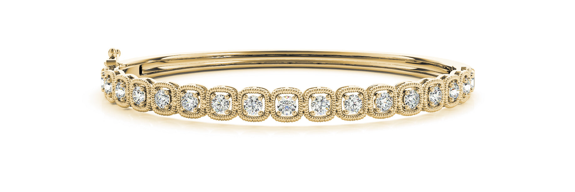 14K Yellow Gold 1.7 ct Diamond Fashion Bracelet