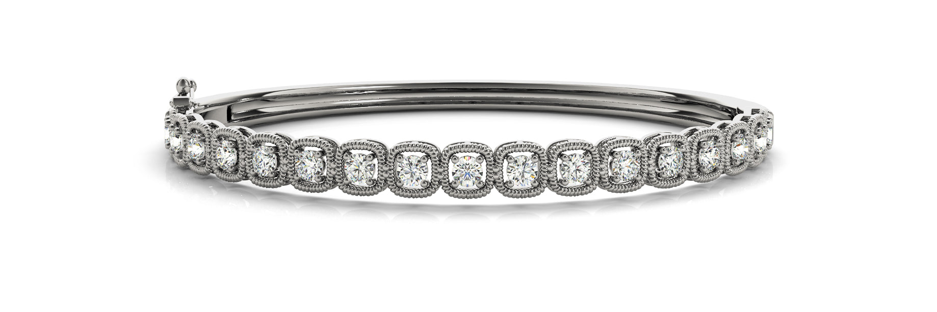 Diamond Gold Bangle Bracelet