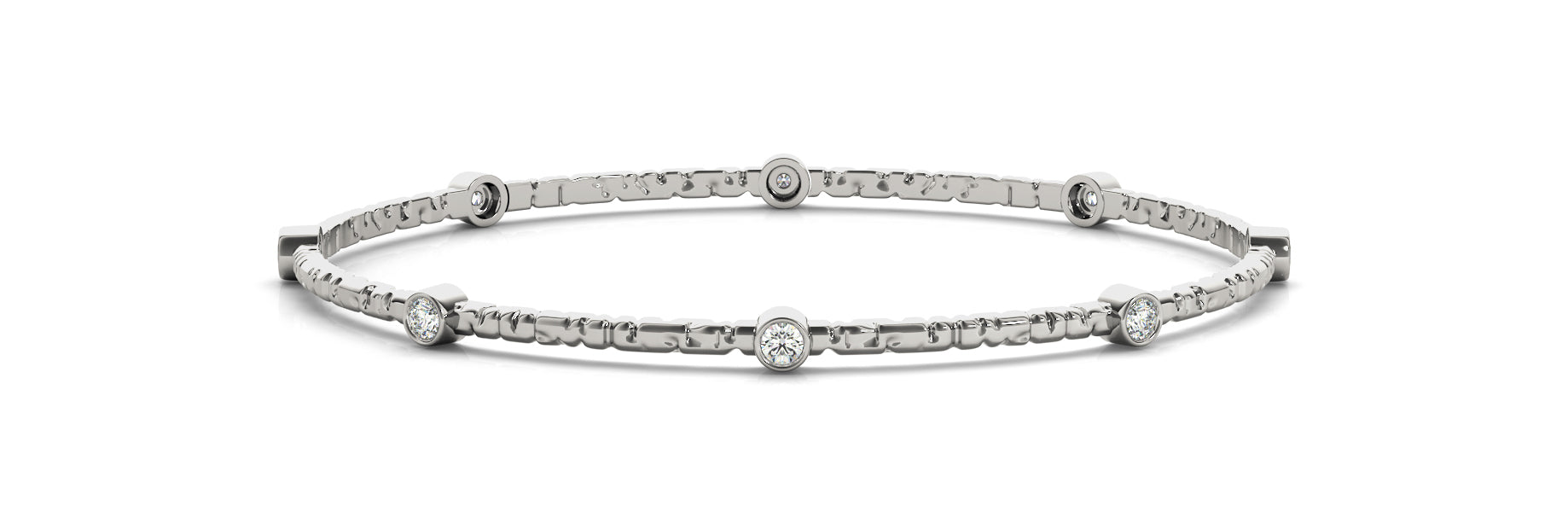 Diamond Round Traditional Bangle