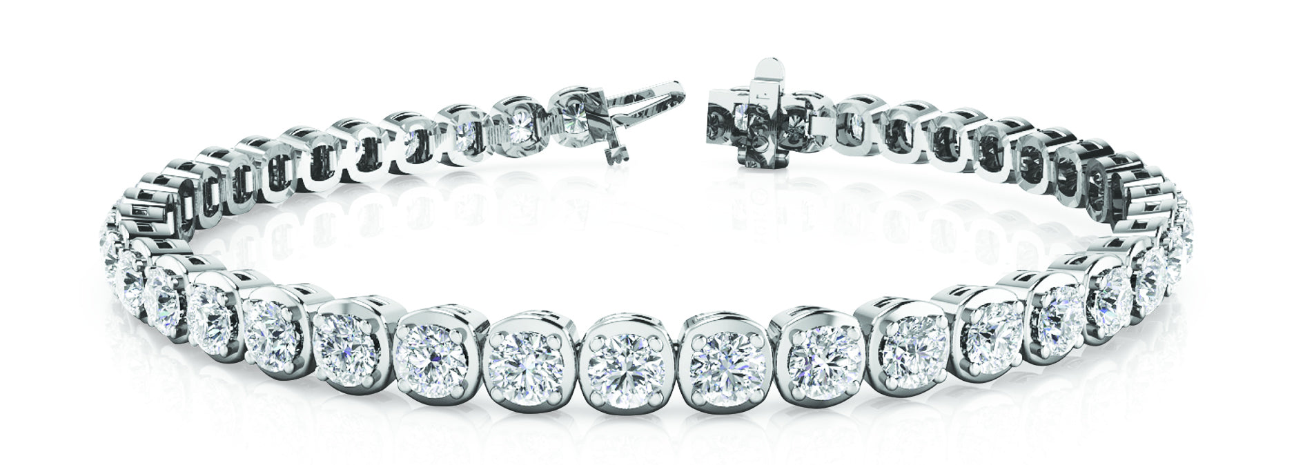 4-Prong Diamond Tennis Bracelet