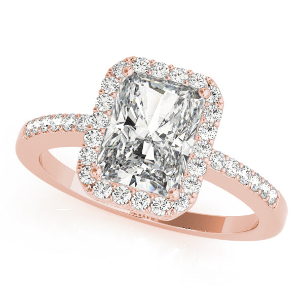 14K Rose Gold Multi-Diamond Fashion Ring