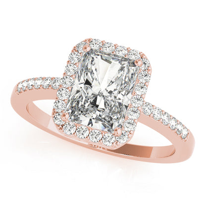 14K Rose Gold Multi-Diamond Fashion Ring