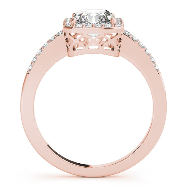 14K Rose Gold Multi-Diamond Fashion Ring