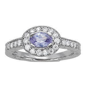 Multi-Diamond Oval Fashion Ring