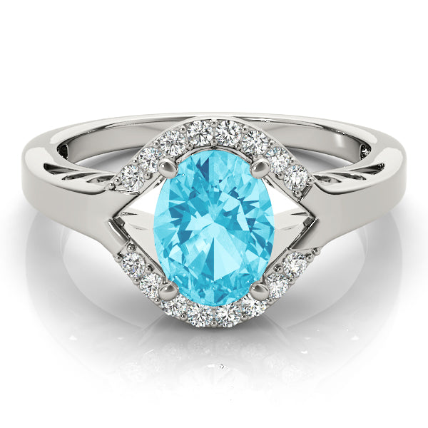 Multi-Diamond Oval Fashion Ring