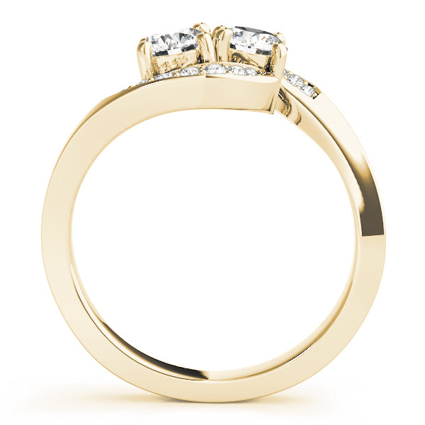 14K Yellow Gold Multi-Diamond Fashion Ring