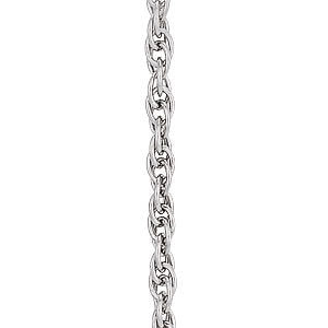 18K Gold Delicate Rope Chain Necklace