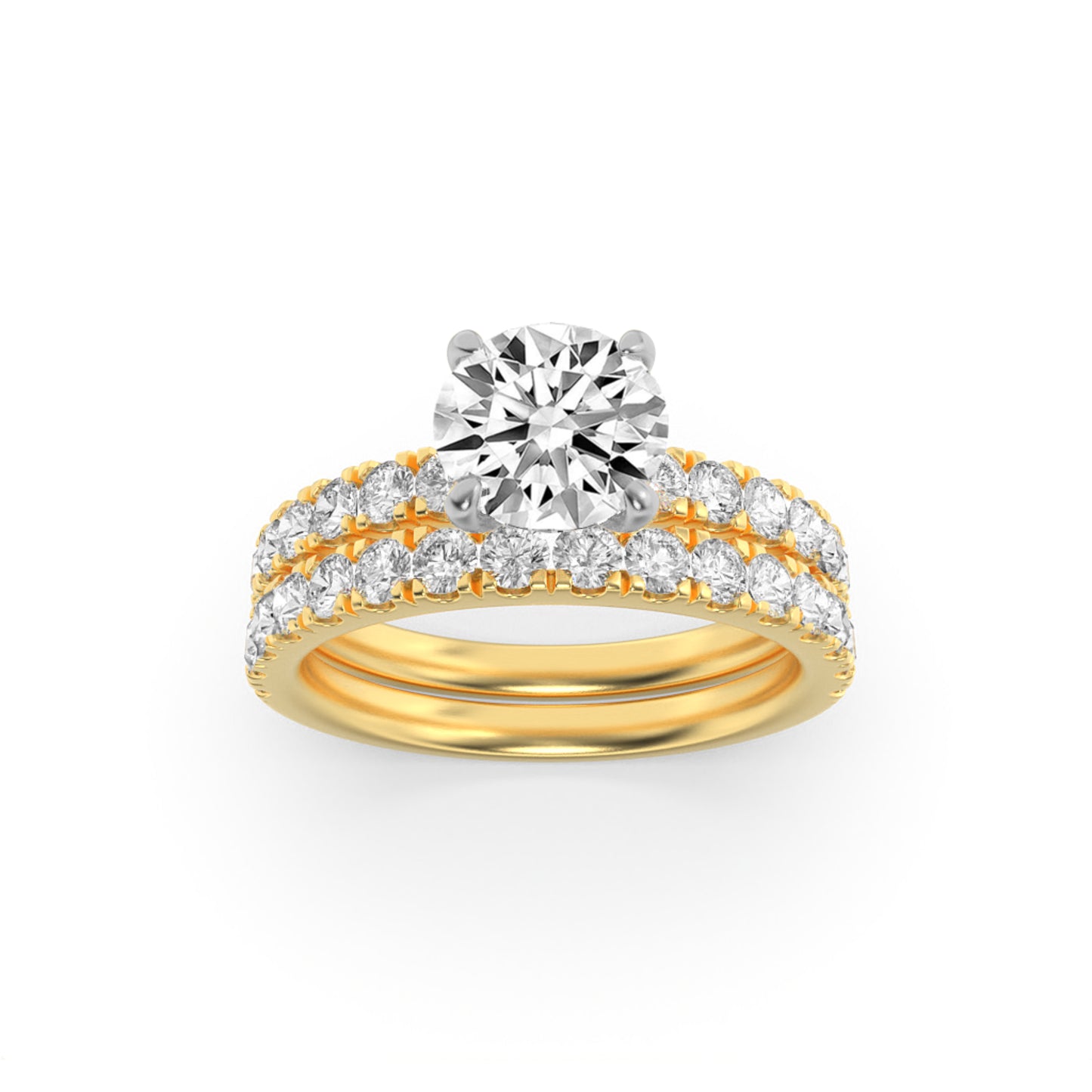 14K White Gold 2ct Lab Diamond Oval Solitaire Ring