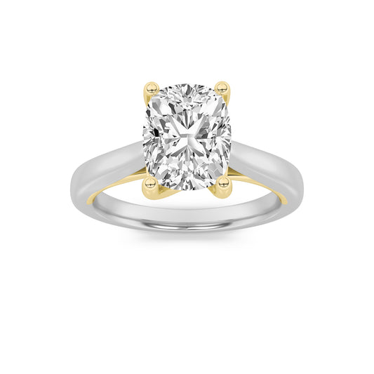 14K WY 2.5ct Lab Diamond Solitaire Engagement Ring