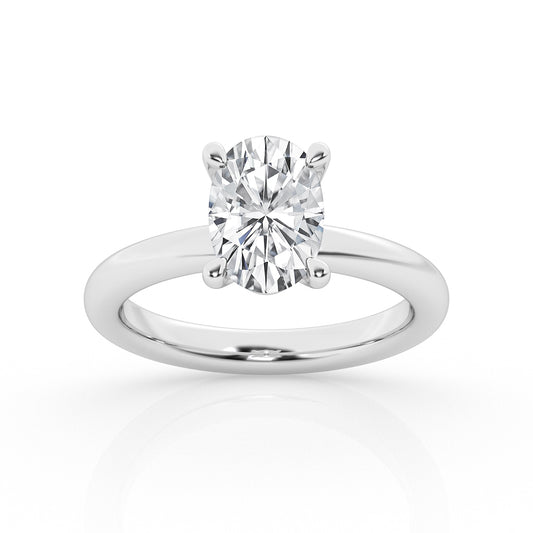 Timeless 2.0 Carat Oval Lab Diamond Engagement Ring