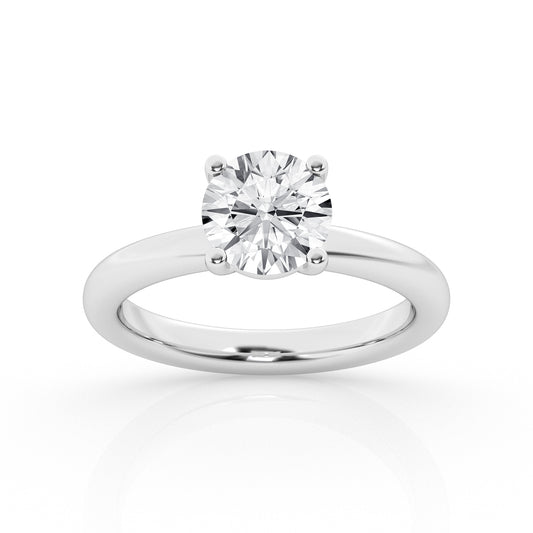 14K White Gold 1.5ct Lab Diamond Solitaire Ring