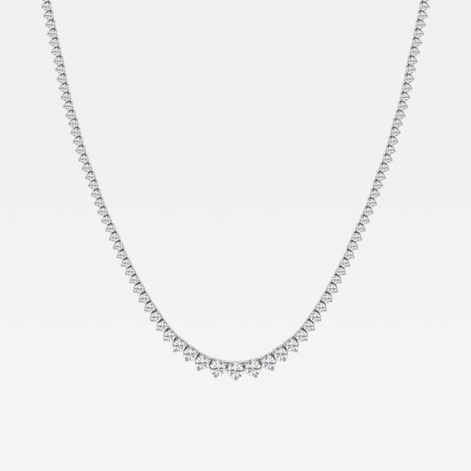 14K White Gold Lab Diamond Rivera Pendant Necklace