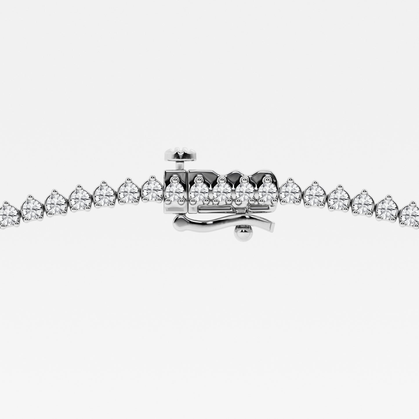 14K White Gold Lab Diamond Rivera Pendant Necklace