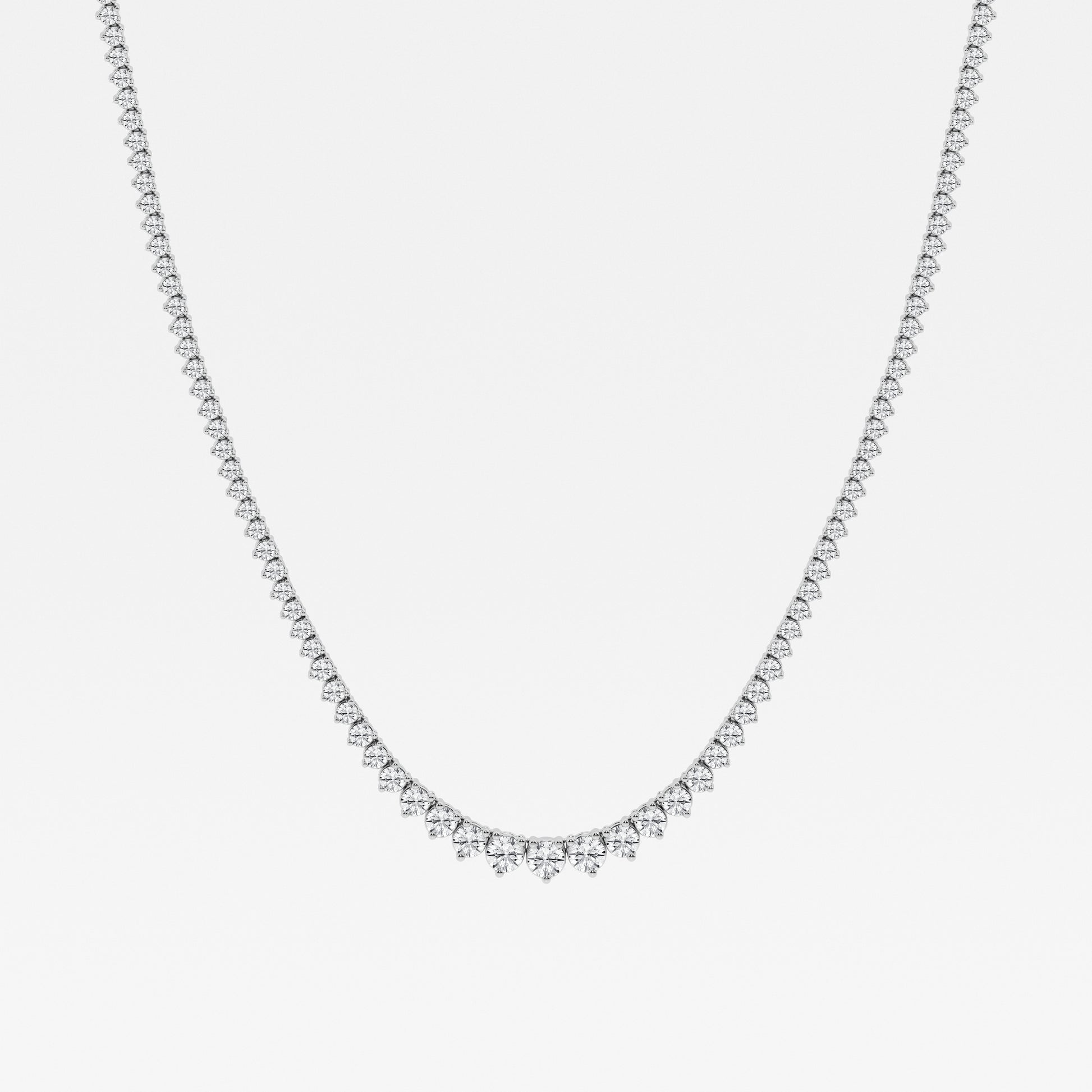 14K White Gold Lab Diamond Rivera Necklace Brilliance