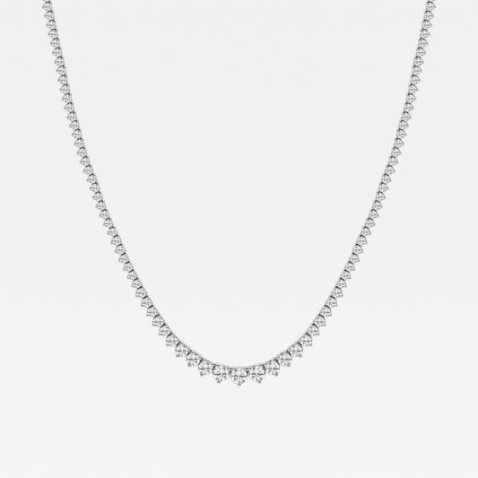 14K White Gold Lab Diamond Rivera Necklace Brilliance
