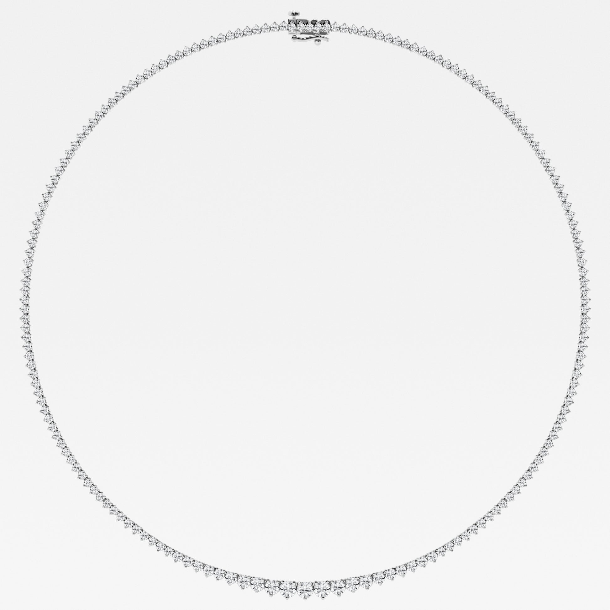 14K White Gold Lab Diamond Rivera Necklace Brilliance