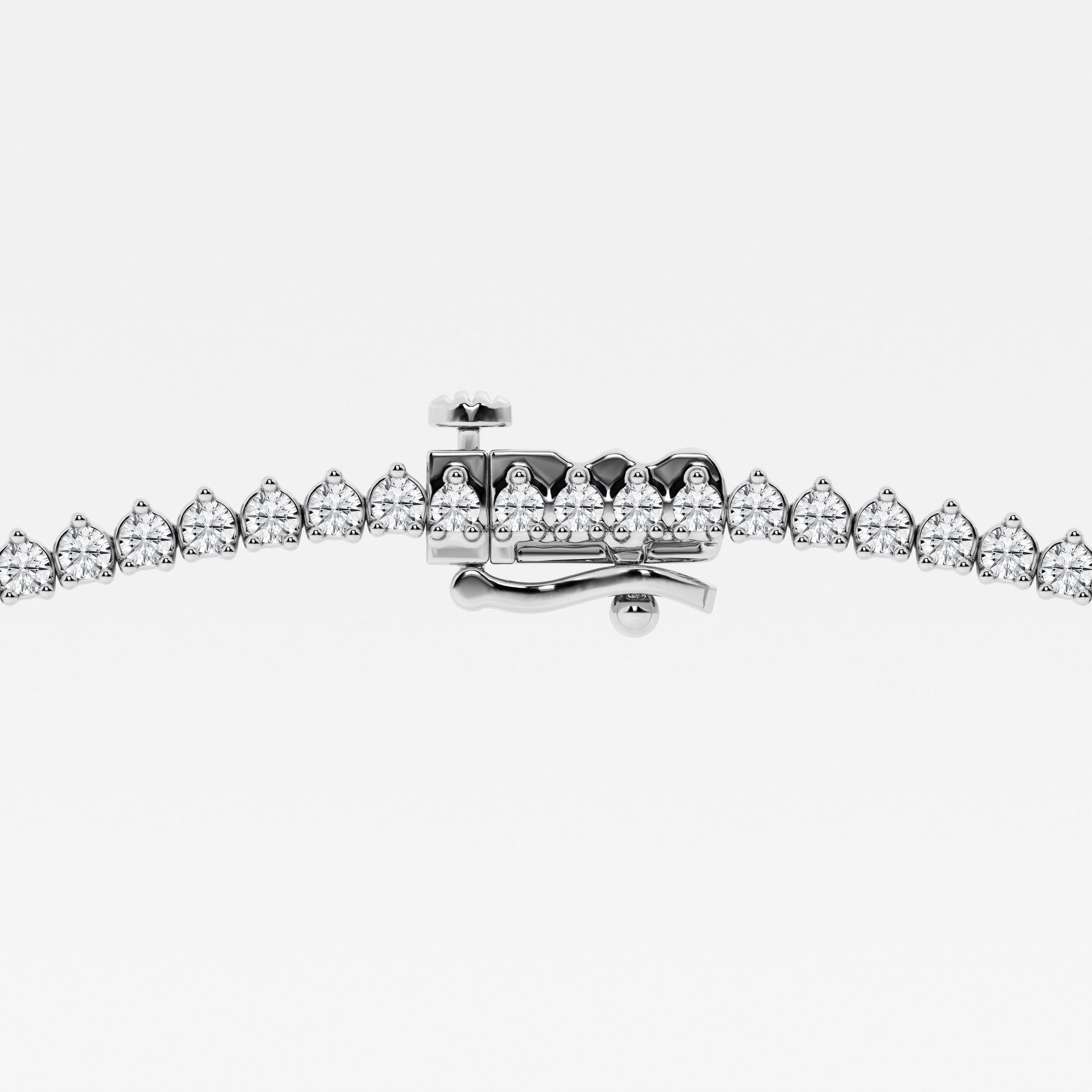 14K White Gold Lab Diamond Rivera Necklace Brilliance
