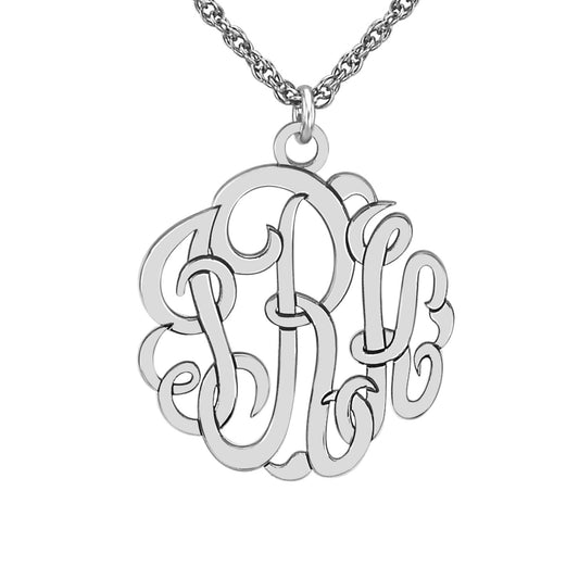 Personalized Gold Monogram Pendant